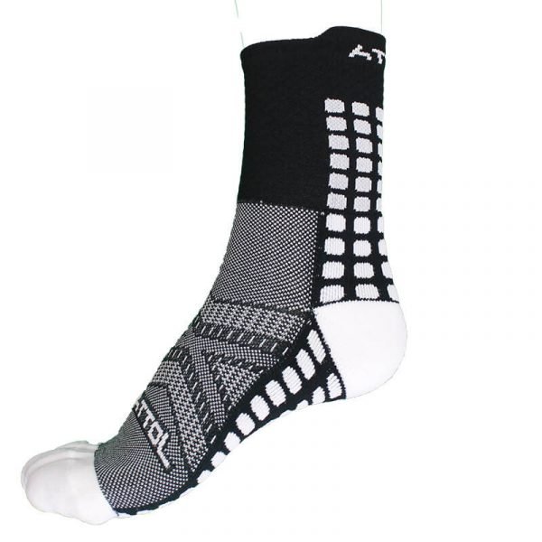 Medias Para Running Negra Puntos Blanca 10-12
