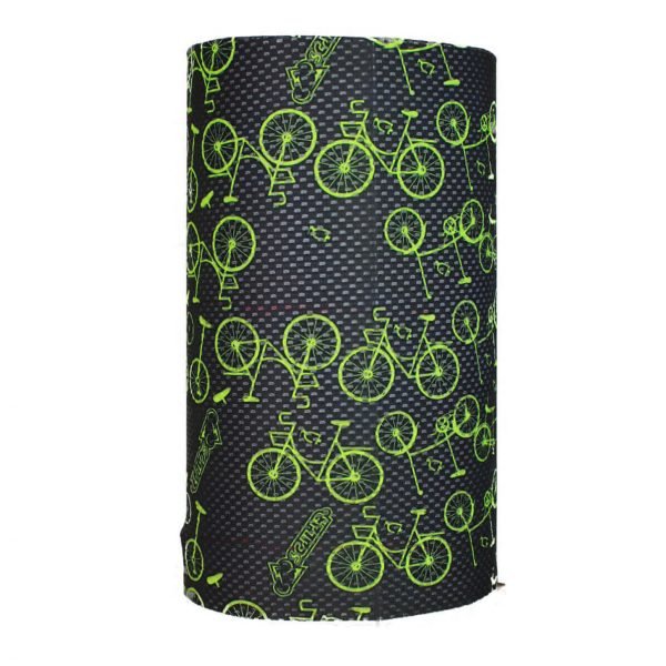 Cogote Microperforado Bicycle Amarillo Neon Multifuncional - Imagen 3