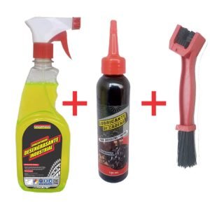 Kit Mantenimiento y Lubricación para Cadena de Bicicleta o Motocicleta