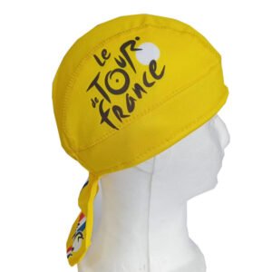 Pañoleta de Ciclismo Estampada Resortada TDF Amarilla