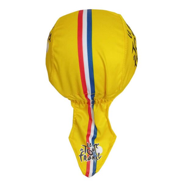 Pañoleta de Ciclismo Estampada Resortada TDF Amarilla - Imagen 3