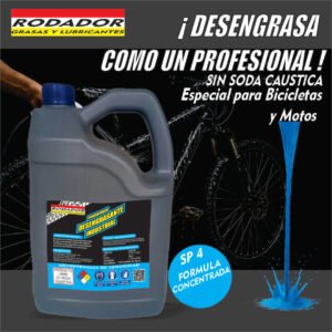 Desengrasante Rodador SP4 Azul Sin Soda 3800 ML
