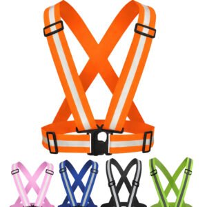 Chaleco Tirantas Reflectivas Tipo Arnes Elástico 4 Cms Ancho